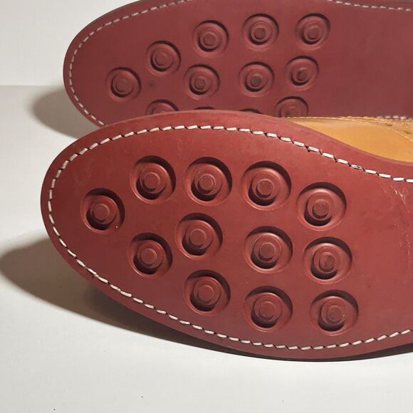 Samuel Windsor Flintsham Brogue Wingtip Mens UK 11G / US 11.5W Tan Leather Dress - Picture 9 of 15